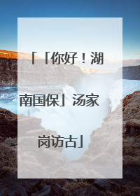 「你好！湖南国保」汤家岗访古