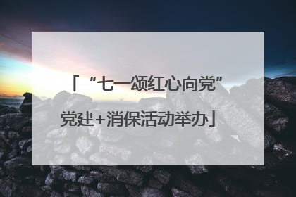 “七一颂红心向党”党建+消保活动举办