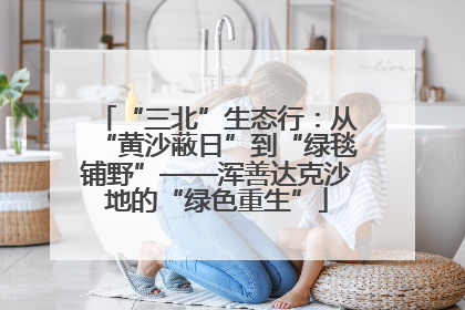 “三北”生态行：从“黄沙蔽日”到“绿毯铺野”——浑善达克沙地的“绿色重生”