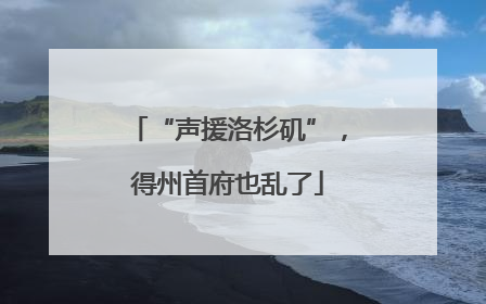“声援洛杉矶”，得州首府也乱了