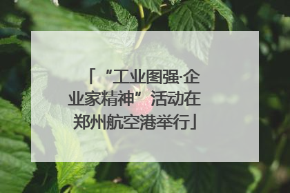 “工业图强·企业家精神”活动在郑州航空港举行
