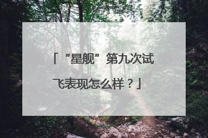 “星舰”第九次试飞表现怎么样？
