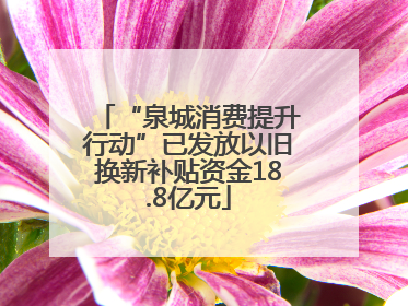 “泉城消费提升行动”已发放以旧换新补贴资金18.8亿元