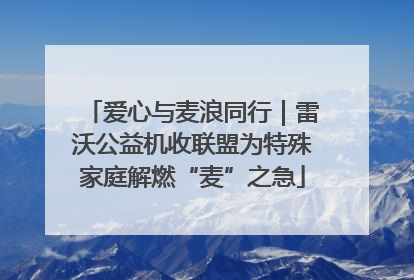 爱心与麦浪同行｜雷沃公益机收联盟为特殊家庭解燃“麦”之急