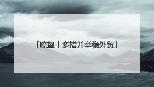 瞭望丨多措并举稳外贸