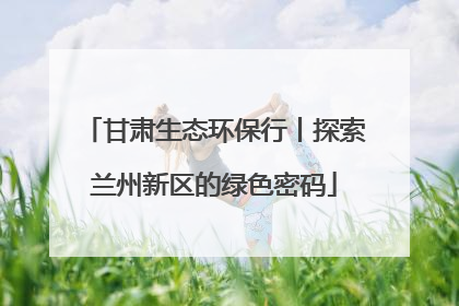 甘肃生态环保行丨探索兰州新区的绿色密码
