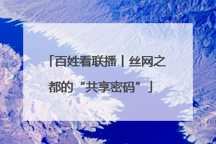 百姓看联播丨丝网之都的“共享密码”