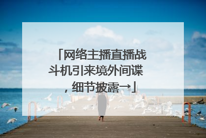 网络主播直播战斗机引来境外间谍，细节披露→