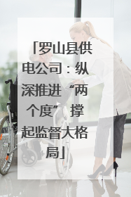 罗山县供电公司：纵深推进“两个度” 撑起监督大格局