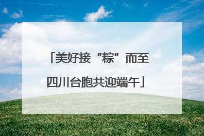 美好接“粽”而至 四川台胞共迎端午