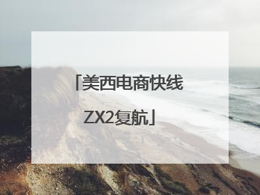 美西电商快线ZX2复航