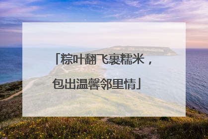 粽叶翻飞裹糯米，包出温馨邻里情