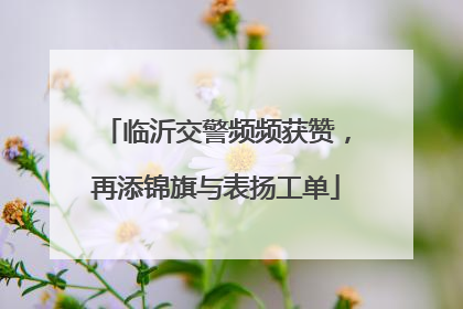 临沂交警频频获赞，再添锦旗与表扬工单