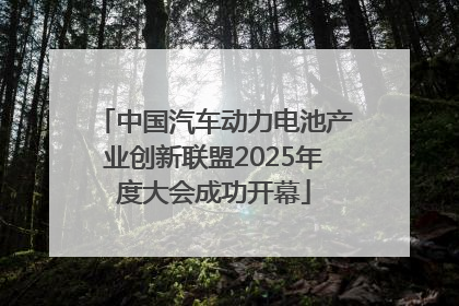 中国汽车动力电池产业创新联盟2025年度大会成功开幕