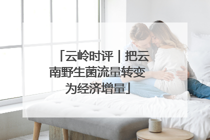 云岭时评｜把云南野生菌流量转变为经济增量