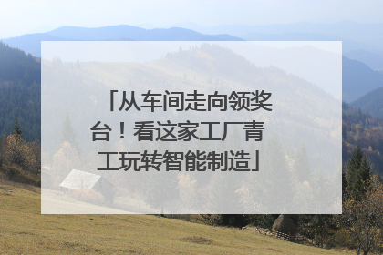 从车间走向领奖台！看这家工厂青工玩转智能制造