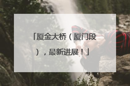 厦金大桥（厦门段），最新进展！