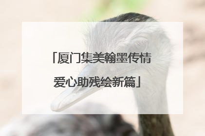 厦门集美翰墨传情 爱心助残绘新篇