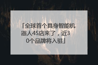 全球首个具身智能机器人4S店来了，近30个品牌将入驻