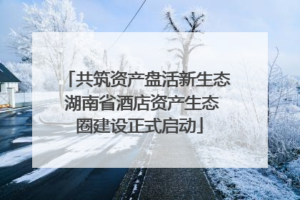共筑资产盘活新生态 湖南省酒店资产生态圈建设正式启动