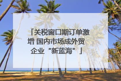 关税窗口期订单激增 国内市场成外贸企业“新蓝海”