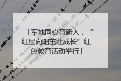 军地同心育新人，“红星向阳茁壮成长”红色教育活动举行