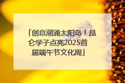 创意潮涌太阳岛！昆仑学子点亮2025首届端午节文化周