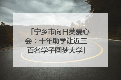 宁乡市向日葵爱心会：十年助学让近三百名学子圆梦大学
