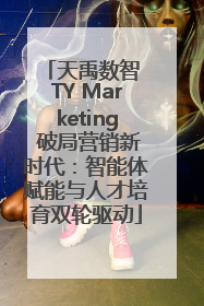 天禹数智 TY Marketing 破局营销新时代：智能体赋能与人才培育双轮驱动