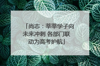 尚志：莘莘学子向未来冲刺 各部门联动为高考护航