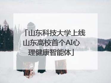 山东科技大学上线山东高校首个AI心理健康智能体