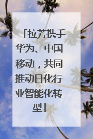拉芳携手华为、中国移动，共同推动日化行业智能化转型