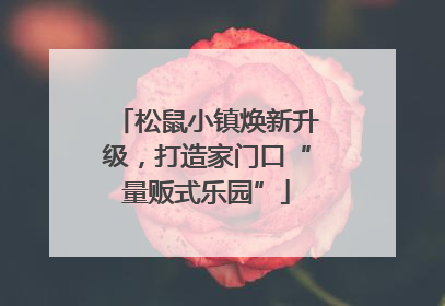 松鼠小镇焕新升级，打造家门口“量贩式乐园”