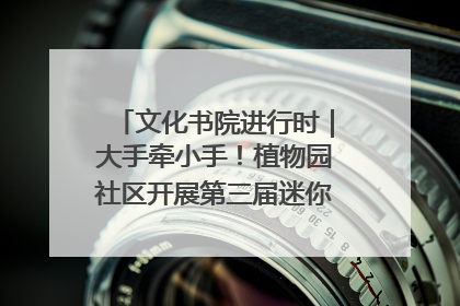 文化书院进行时｜大手牵小手！植物园社区开展第三届迷你马拉松活动