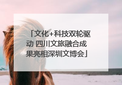 文化+科技双轮驱动 四川文旅融合成果亮相深圳文博会