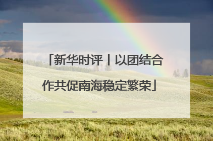 新华时评丨以团结合作共促南海稳定繁荣