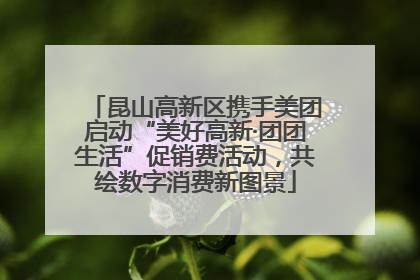 昆山高新区携手美团启动“美好高新·团团生活”促销费活动，共绘数字消费新图景