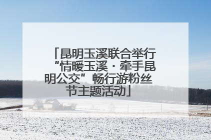昆明玉溪联合举行“情暖玉溪・牵手昆明公交”畅行游粉丝节主题活动