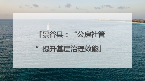 景谷县：“公房社管”提升基层治理效能