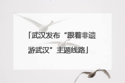 武汉发布“跟着非遗游武汉”主题线路