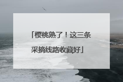 樱桃熟了！这三条采摘线路收藏好