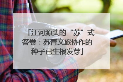 江河源头的“苏”式答卷：苏青文旅协作的种子已生根发芽