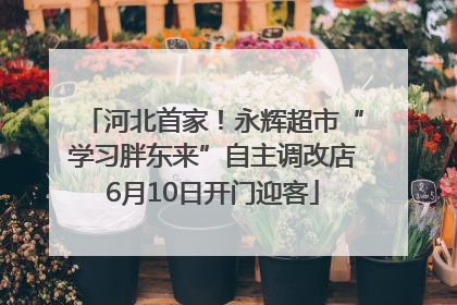 河北首家！永辉超市“学习胖东来”自主调改店6月10日开门迎客