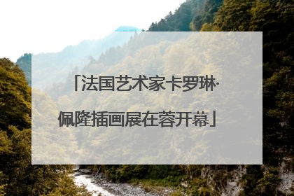 法国艺术家卡罗琳·佩隆插画展在蓉开幕