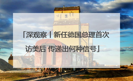 深观察丨新任德国总理首次访美后 传递出何种信号