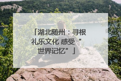 湖北随州：寻根礼乐文化 感受“世界记忆”