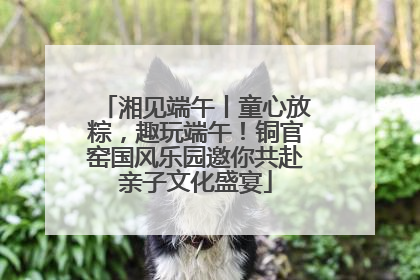湘见端午丨童心放粽，趣玩端午！铜官窑国风乐园邀你共赴亲子文化盛宴