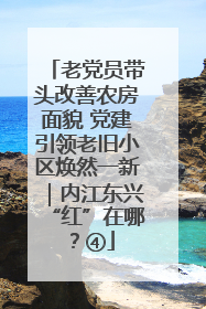 老党员带头改善农房面貌 党建引领老旧小区焕然一新｜内江东兴“红”在哪？④