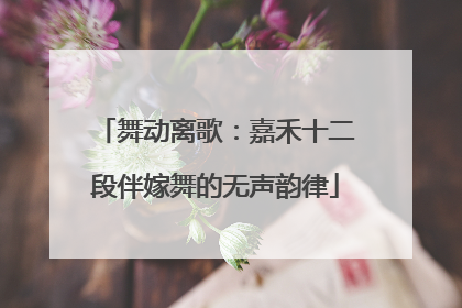 舞动离歌：嘉禾十二段伴嫁舞的无声韵律