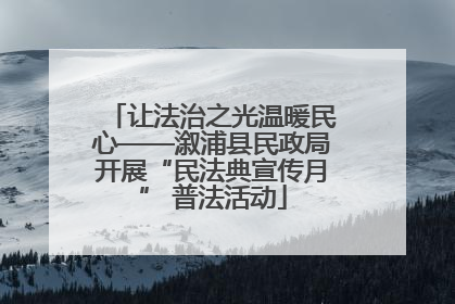让法治之光温暖民心——溆浦县民政局开展“民法典宣传月” 普法活动
